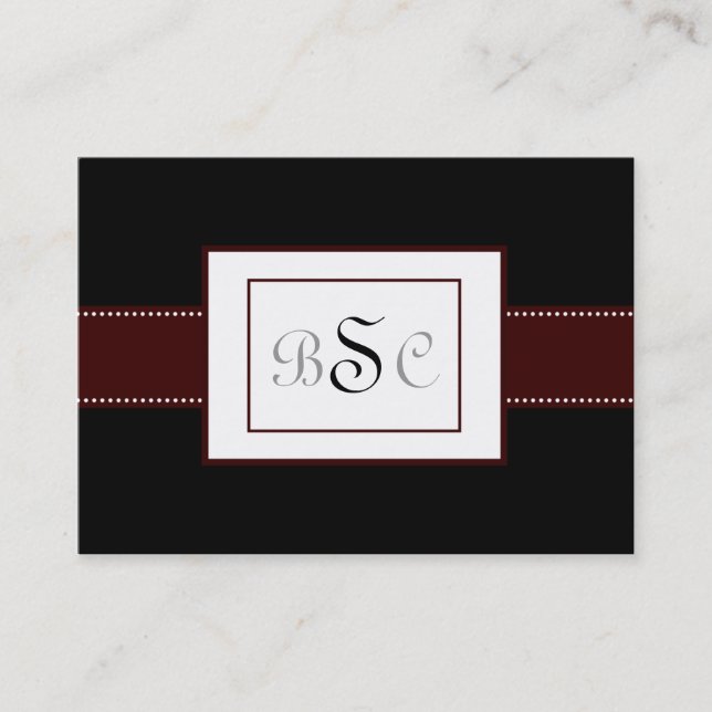 Chic Susan Chubby Business Cards Visitenkarte (Vorderseite)