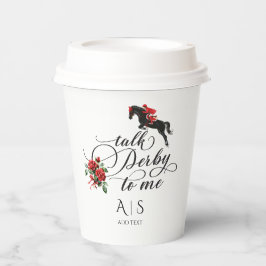 Chic Talk Derby zu mir Party Race Reiten Reittier Pappbecher