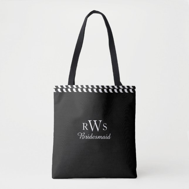 CHIC TASCHE_MODERNE SCHWARZE UND WEISSE (Vorderseite)