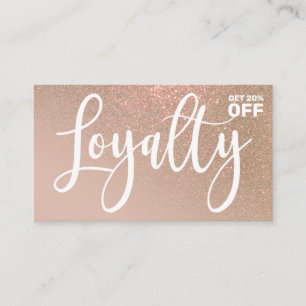 Chic Taupe Gold Glitzer Gradient Typografie Treuekarte