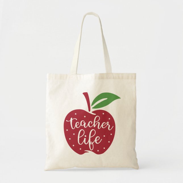 Chic Teacher Life: Wertung zeigen Tragetasche (Vorne)