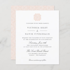 Chic Tiles elegante zeitlose Hochzeit