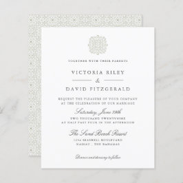 Chic Tiles elegante zeitlose Hochzeit