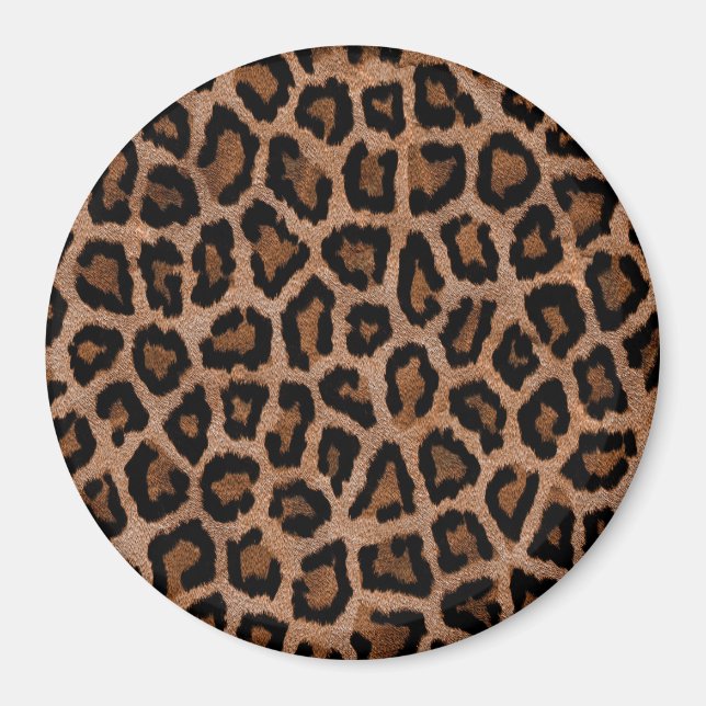 Chic Trendy Leopard Pattern Magnet (Vorne)