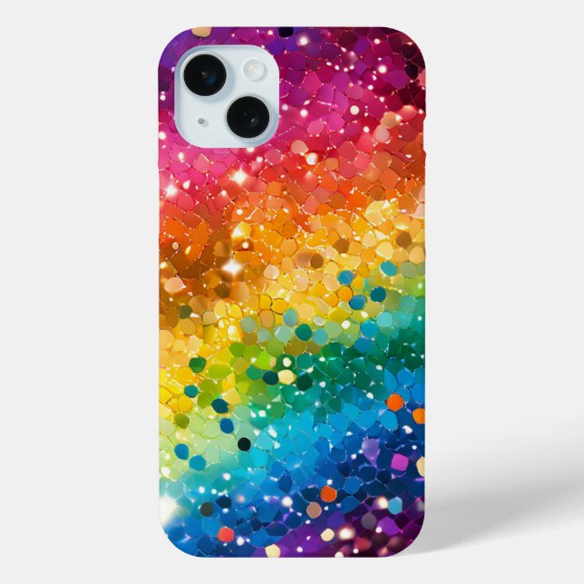 Chic Trendy Rainbow Case-Mate iPhone Hülle (Rückseite)