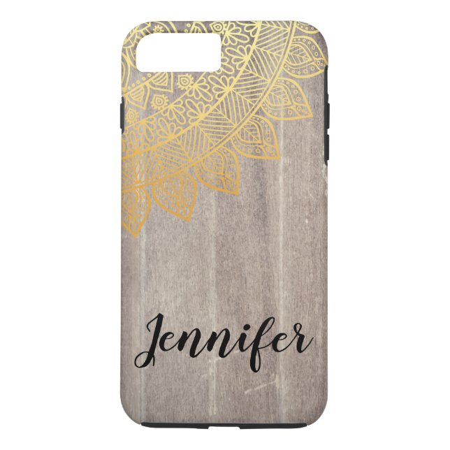 Chic Tribal Pattern schwarz Case-Mate iPhone Hülle (Rückseite)