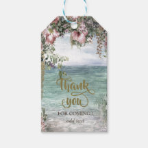 Chic Tropical Blume Ocean Vielen Dank