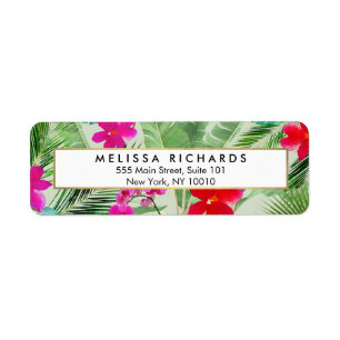 Chic Tropical Print Watercolor Designer Green
