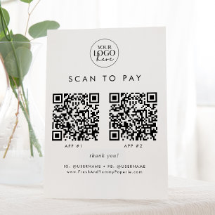 Chic Typografy Business Logo 2 Apps Scannen zu zah Sockelschild