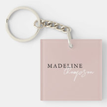 Chic Typografy Script Boho Pale Pink Beige Girly