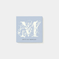 Chic typography monogram name