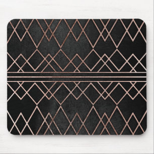 Chic u. elegantes Imitat-Rosen-Goldgeometrische Mousepad