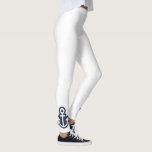 Chic und einfache AnkerLeggings Leggings<br><div class="desc">Schlichte und einfache Leggings mit Anker an jedem Knöchel</div>