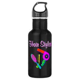 CHIC UND EINZIGARTIGE HAARESTYLISTISCHE WASSERFLAS EDELSTAHLFLASCHE