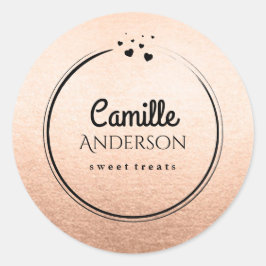 Chic und Elegante Rose Gold Stickers