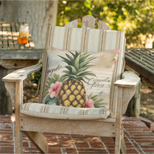 Chic und stilvolle Vintage-Ananas-Kunst Kissen