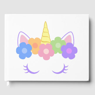 Chic Unicorn Gästebuch