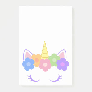 Chic Unicorn Post-it Klebezettel