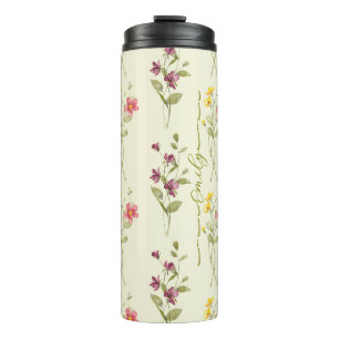 Chic & Unique: personalisierte Blume Thermosbecher