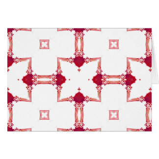 Chic Urban Magenta Weiß Gold Designer Fretwork NT