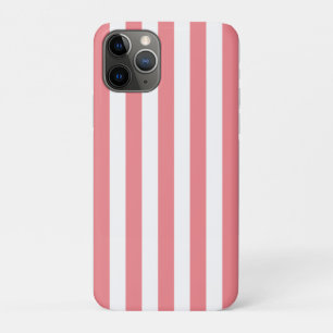Chic Vertikale Streifen Lachs Rosa Streifen Case-Mate iPhone Hülle