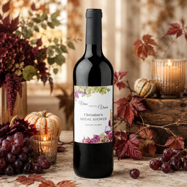 Chic Vino vor den Brautschauer-Versprechen Weinetikett (Von Creator hochgeladen)