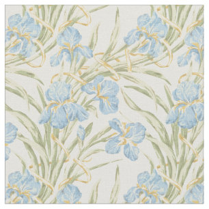 Chic Vintag Blue Iris Stoff