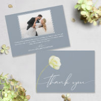 Chic Watercolor Blume Wedding Foto