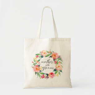 Chic Watercolor Blumenschauspielerin Mutter des Br Tragetasche