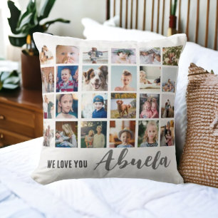 Chic we Liebe Sie abuela Foto Kissen Kissen