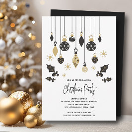 Chic Weihnachtsschmuck Einladung
