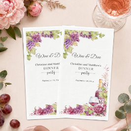 Chic-Wein-und-Dinner-Party Serviette