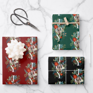Chic Welpen Freude Weihnachtsfeiertag Geschenkpapier Set