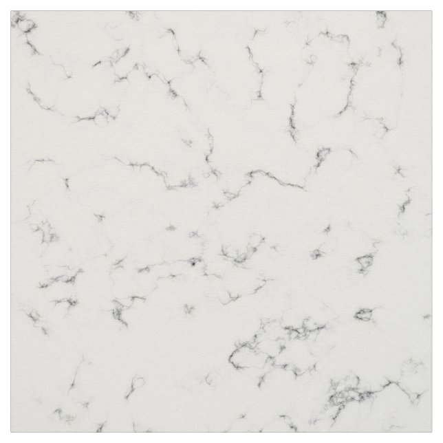 Chic White and Gray Marmor Muster Stoff (Muster)