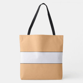 Chic Wide Pastel Peach Orange Weiße Sportseiten St