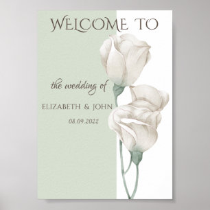 Chic Wildblume Wedding Poster