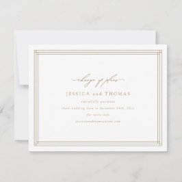 Chic Window Wedding Postponement Ändern Sie das Da Ankündigung