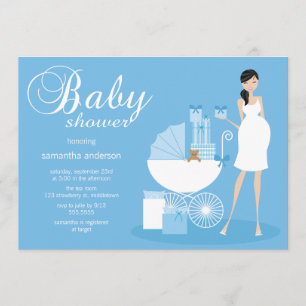 Chic Women Baby Showeinladung - Junge Einladung