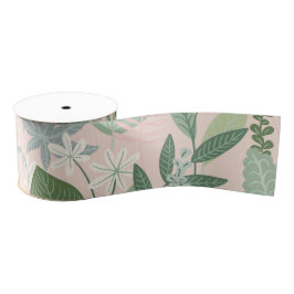 Chic Wüste Blush Retro Butterfly Foliage Garden Ripsband