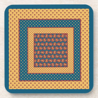 Chic Year of the Horse Square Untersetzer