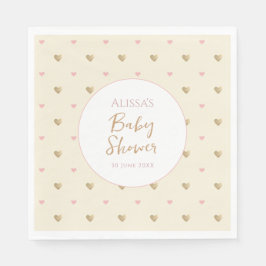 Chic Yellow Baby Dusche Serviette