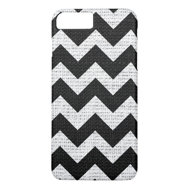Chic Zickzack Burlap Rustic #45 Case-Mate iPhone Hülle (Rückseite)