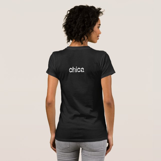 Chica T-Shirt (Schwarz voll)