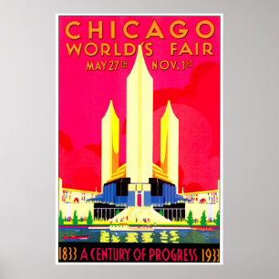 Chicago 1911 Weltmesse Poster