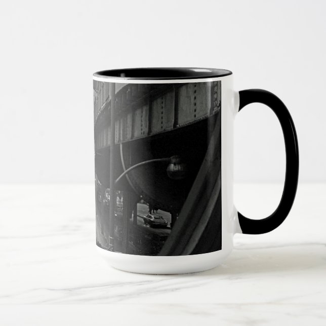 Chicago 1960er Blackhawk Restaurant Sign Street Tasse (Rechts)