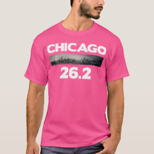 Chicago 26 2 Meilen Marathonläufer Laufen T-Shirt