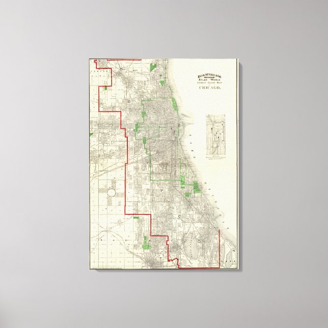 Chicago 2 leinwanddruck (Vorderseite)