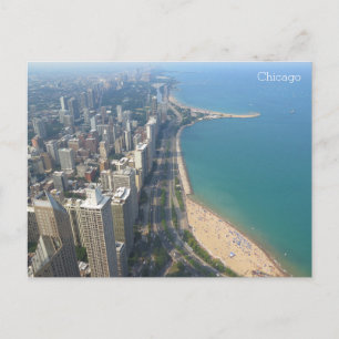 Chicago 360-Panorama Feiertagspostkarte