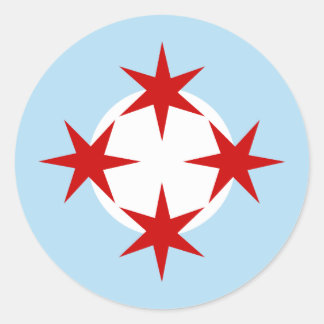 Chicago Air Force (Bomb Wing) Roundel Runder Aufkleber