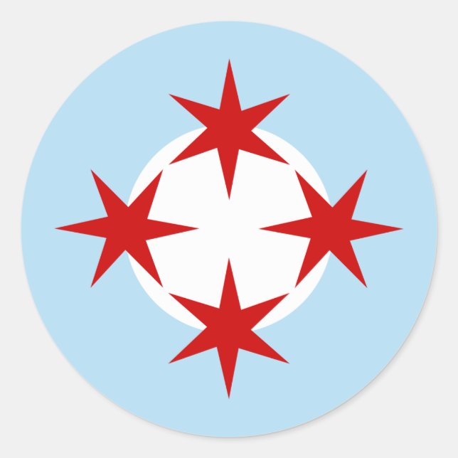 Chicago Air Force (Bomb Wing) Roundel Runder Aufkleber